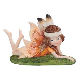 5.25"W Native American Girl Fairy Figurine Home Decor Gift